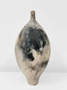 Graham Ambrose Artist Works For Sale: Pit Fired Very Large Teardrop Orb
