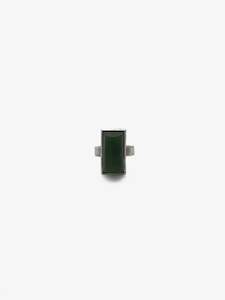 Tapered Rectangle Pounamu Ring