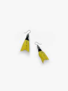 Kowhai Earrings with Hooks