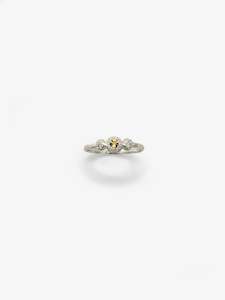 Aura Ring with Citrine & Diamonds by Sophie Divett