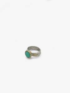 Barry Clarke Artist Works For Sale: Chrysoprase Ring