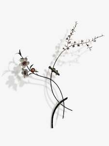 Taking a Closer Look - Branches Manuka with Blue Gilled Bully/25 by Bing Dawe