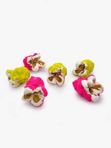 Madeleine Child Artist Works For Sale: Mixed Coloured Popcorn Set of Six