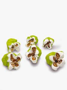 Set of Six Green Popcorn