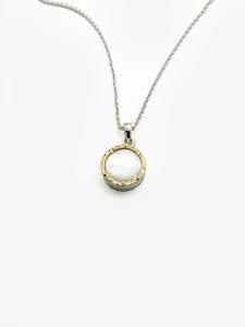 David Mcleod Artist Works For Sale: 13mm  Mother of Pearl Pendant Necklace (DM627)