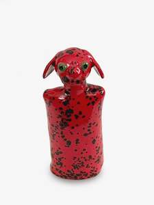 Mark Rayner Artist Works For Sale: Little Red Crystal Dog
