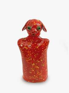 Mark Rayner Artist Works For Sale: Little Orange Crystal Dog