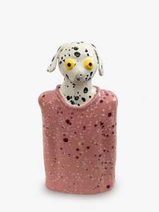 Mark Rayner Artist Works For Sale: Dog in a Pink Jumper