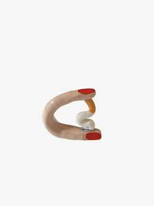 Squeezed Double Fingers with a cigarette