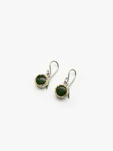 David Mcleod Artist Works For Sale: Small Pounamu Drop Earrings (DM620)