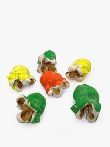 Madeleine Child Artist Works For Sale: Mixed Coloured Popcorn Set of Six (MC1777)