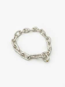 Variable Link Bracelet with Silver/Gold Bead Charm (AC624)