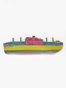 Barry Clarke Artist Works For Sale: Otaki - Cargo Ship