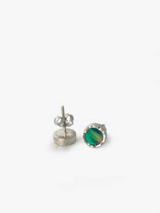 David Mcleod Artist Works For Sale: Round Paua Studs