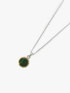 David Mcleod Artist Works For Sale: 13mm Gold Edged Pounamu Pendant