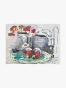 John Oxborough Artist Works For Sale: Pomegranates & Single Malt