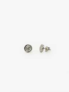 David Mcleod Artist Works For Sale: 3 Leaf Silver Studs (DM661)