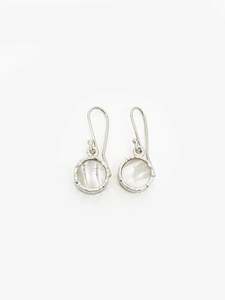 Mother of Pearl Silver earrings (DM647)
