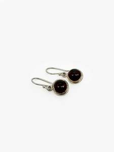 Garnet Ingot Drop Earrings (DM657)