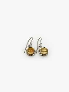 David Mcleod Artist Works For Sale: Citrine Ingot Drop Earrings (DM658)