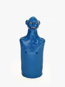 Mark Rayner Artist Works For Sale: Happy Blue Man (MR550)
