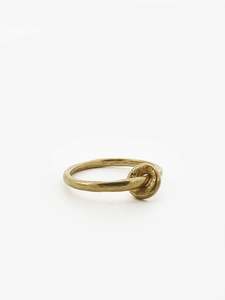 Ann Culy Artist Works For Sale: Gold Ring With Ring (AC626)