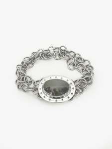 Moss/Landscape Agate Bracelet (CBu76)
