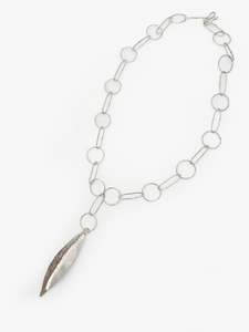 Carmen Burgi Artist Works For Sale: Leaf Necklace (CBu75)