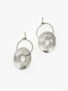 Oval Lifesaver Earrings