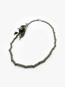 Anna Balasoglou Artist Works For Sale: Bay Leaf Necklace (AB393)
