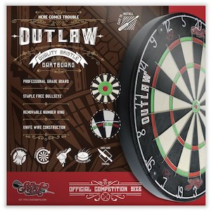 Darts: Outlaw Bristle Dartboard