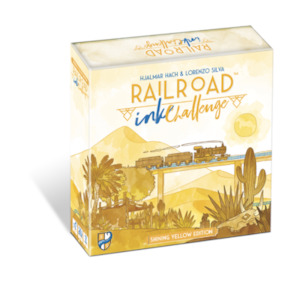 Railroad Ink Challenge: Shining Yellow