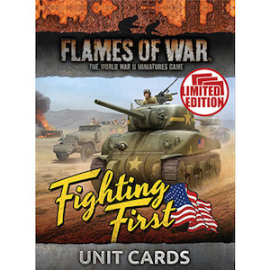 Flames of War: Fighting First Unit Cards