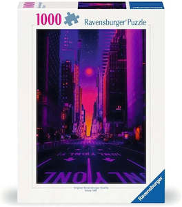 Jigsaw Puzzles: Ravensburger: New York in Neon 1000pc Puzzle