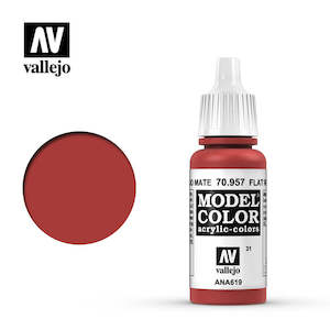 Hobby Supplies: Model Color: Flat Red 17ml