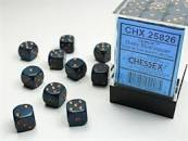 Dice: 12mm D6 Blue / Copper