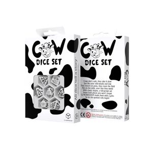Q Workshop – Cow Dice Set: MOOzilla