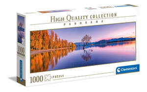 Jigsaw Puzzles: Panoramic: Lake Wanaka Tree - 1000pc