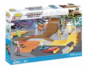 Cobi Construction Blocks: Action Town: Crazy Skatepark - 420pc