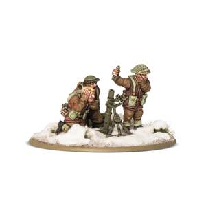 Miniatures Paint: Bolt Action: British & Canadian Infantry Winter) Medium Mortar Team