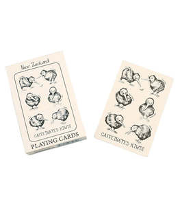 New Zealand Section: Caffeinated Kiwis Playing Cards