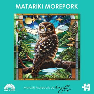 Lucy Gauntlett: Matariki Morepork 500pc Puzzle