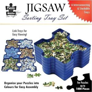 Jigsaw Puzzles: Puzzle Master: Jigsaw Sorting Tray Set