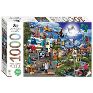 Mindbogglers Puntastic: TV Show Puns 1000pc Puzzle