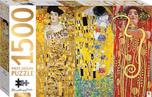 Jigsaw Puzzles: Mindbogglers Gold: Klimt Collection 1500pc Puzzle