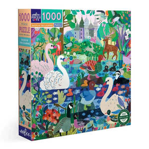Jigsaw Puzzles: eeBoo Ducks in the Clearing 1000 Pc Puzzle