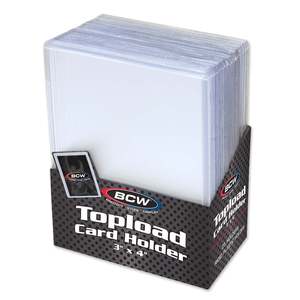 BCW: Topload Card Holder Standard 25 Pack
