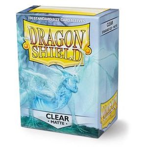 Accessories: Dragon Shield: Matte Clear 100 Pack