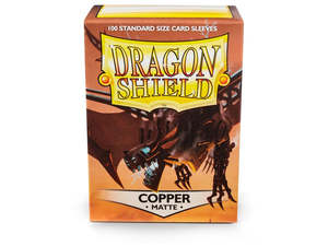 Accessories: Dragon Shield: Copper Matte Sleeves 100 Pack