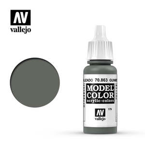 Hobby Supplies: Model Color: Gunmetal Grey 17ml